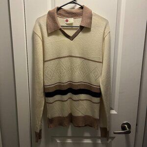 Vintage Sears Polo Knit Sweater